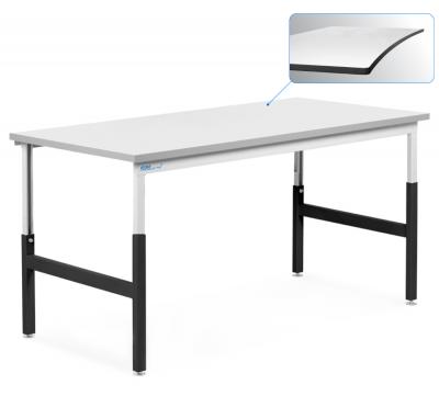 ESD Work Table AES Classic | Ergonomic ESD Table Top 1530 x 800 mm